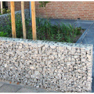 Malha de arame gabion hexagonal revestido com PVC